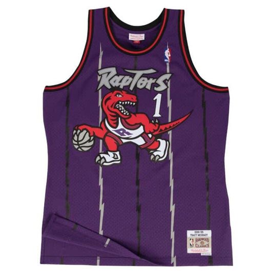 Toronto Raptors Road 1998-99 Tracy McGrady Mitchell & Ness Purple Swingman Jersey