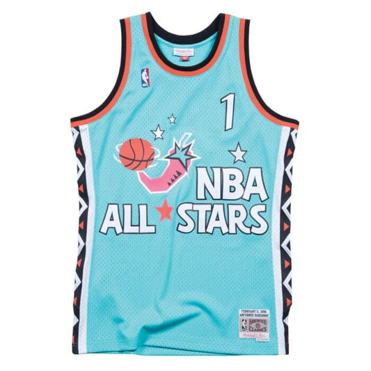 All-Star East 1996-97 Penny Hardaway Mitchell & Ness Teal Swingman Jersey