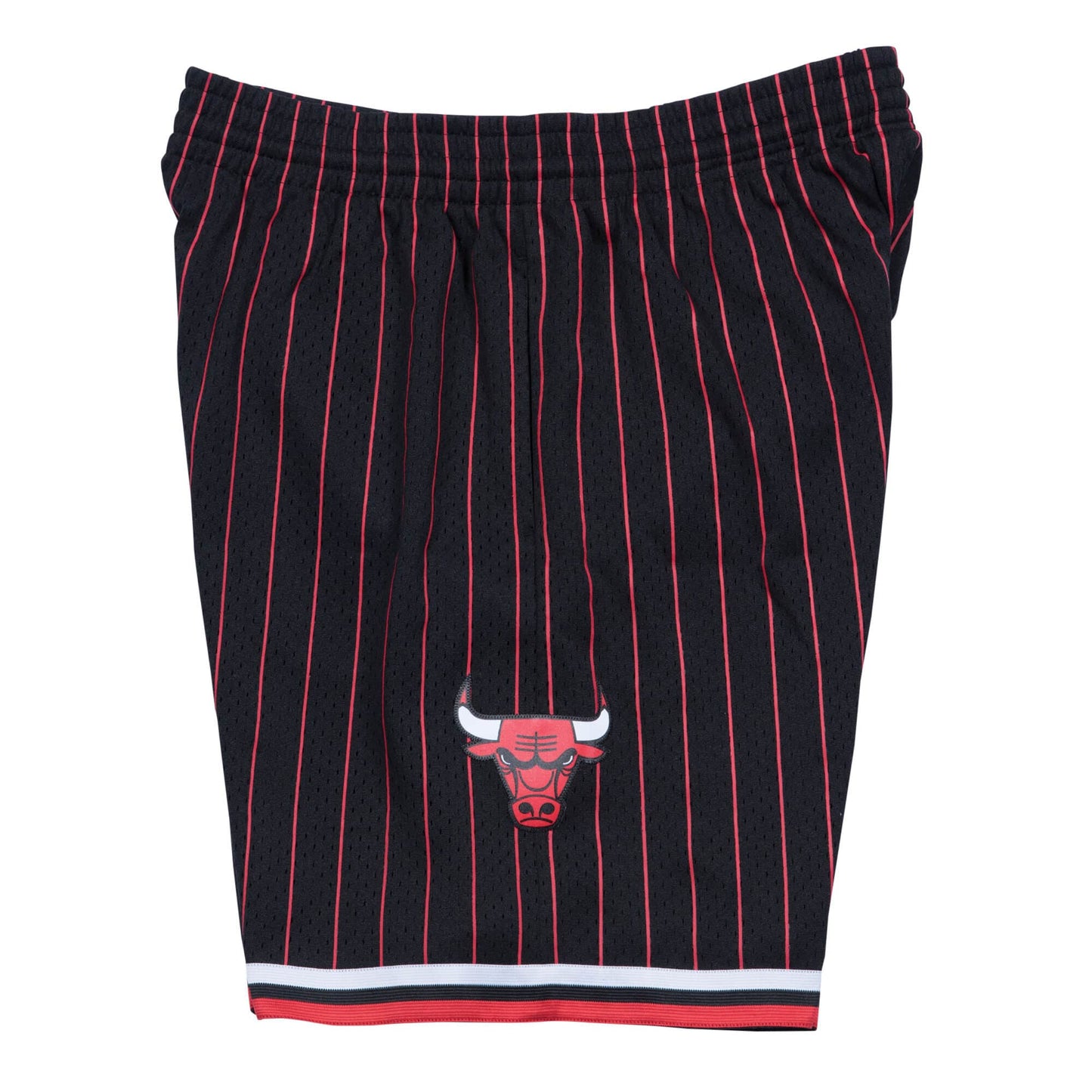 Chicago Bulls 1996- 97 Mitchell & Ness Alternate Black Pinstripe Swingman Shorts