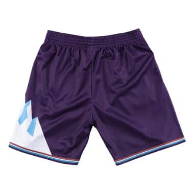 Utah Jazz 1996 - 97 Mitchell & Ness Purple Swingman Shorts