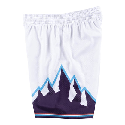 Utah Jazz 1996 - 97 Mitchell & Ness White Swingman Shorts