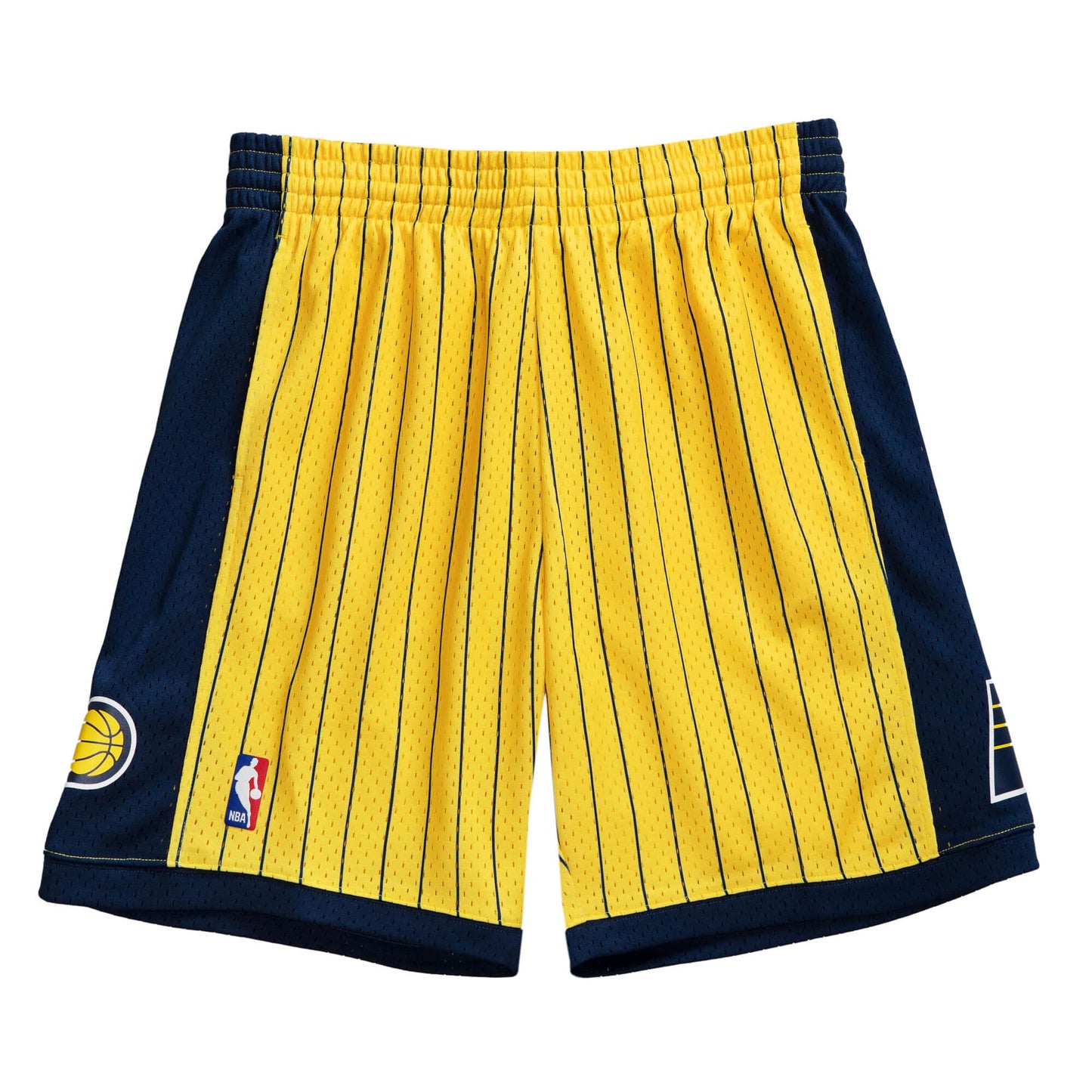 1999-00 Yellow Indiana Pacers Mitchell & Ness Hardwood Classics Swingman Shorts
