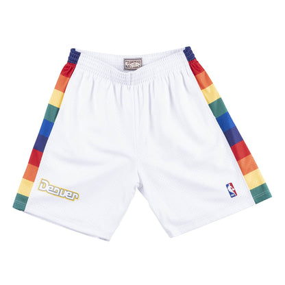 Denver Nuggets 1991 -92 Mitchell & Ness White Swingman Shorts