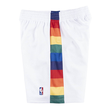 Denver Nuggets 1991 -92 Mitchell & Ness White Swingman Shorts