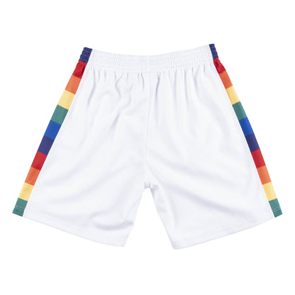 Denver Nuggets 1991 -92 Mitchell & Ness White Swingman Shorts