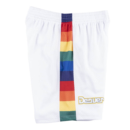 Denver Nuggets 1991 -92 Mitchell & Ness White Swingman Shorts