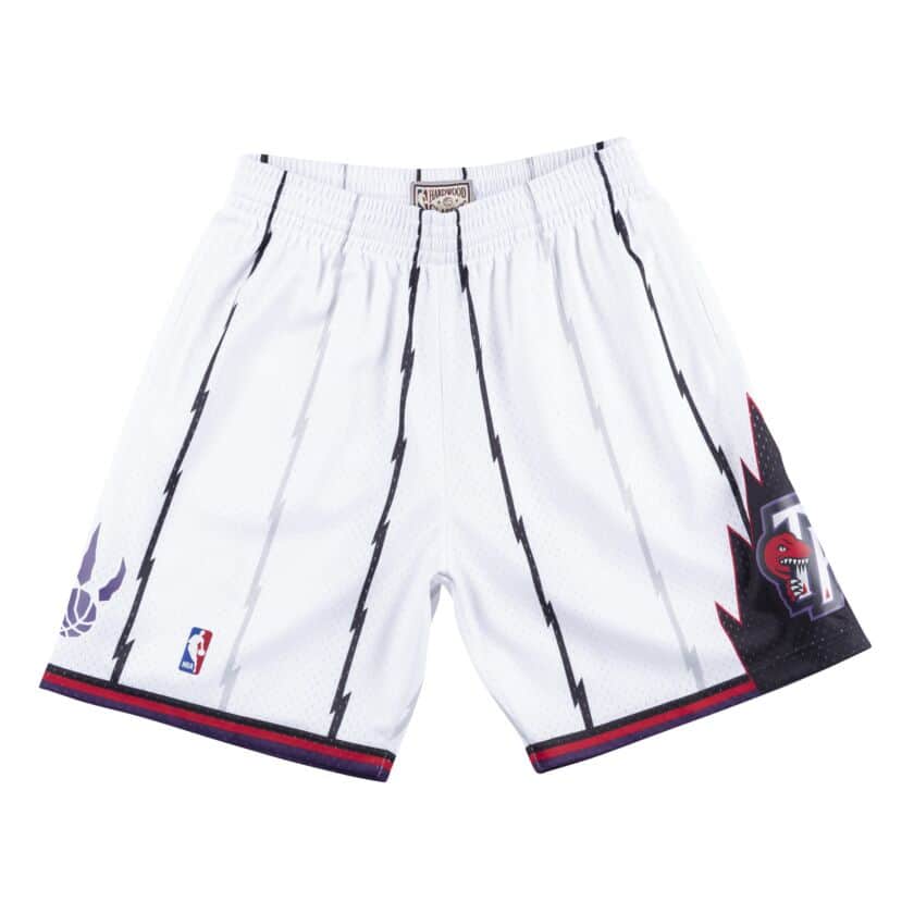 Toronto Raptors 1998 -99 Mitchell & Ness White Swingman Shorts