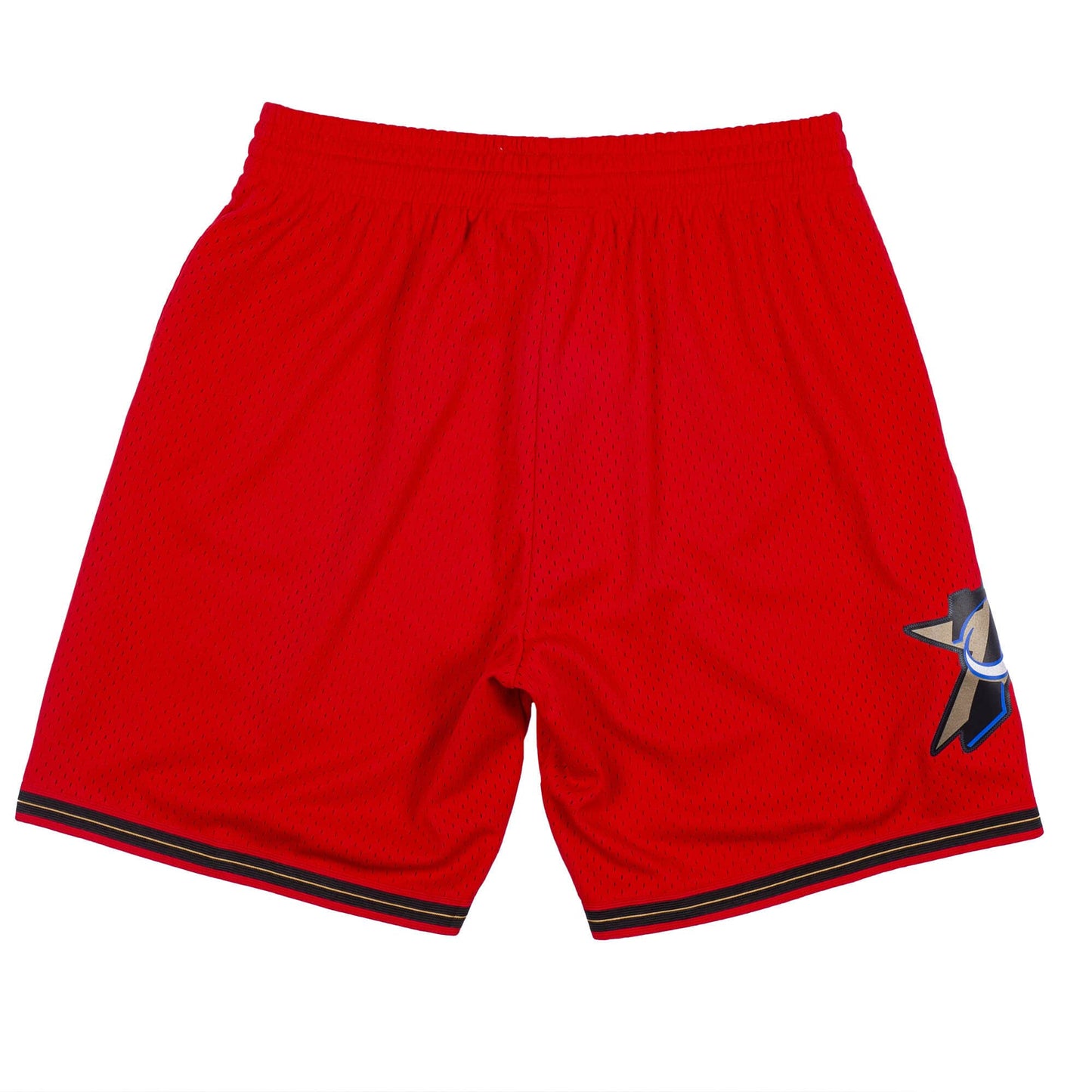 1999 Red Philadelphia 76ers Home Mitchell & Ness Hardwood Classics Swingman Shorts