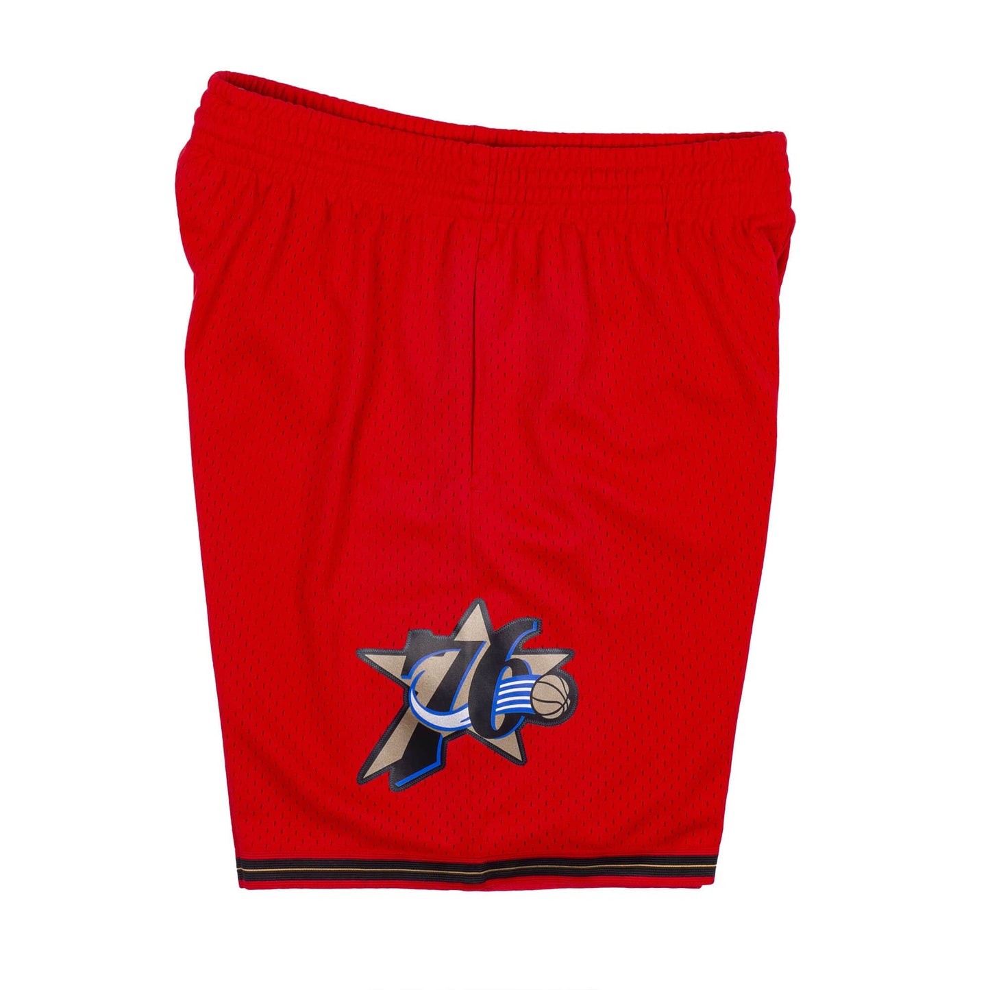 1999 Red Philadelphia 76ers Home Mitchell & Ness Hardwood Classics Swingman Shorts