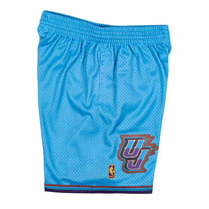 Utah Jazz 1996 Mitchell & Ness Blue Swingman Shorts