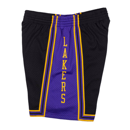 Black Los Angeles Lakers 1996-97 Mitchell & Ness Swingman Shorts