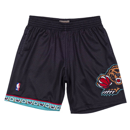 Black Vancouver Grizzlies 1998 Mitchell & Ness Swingman Shorts