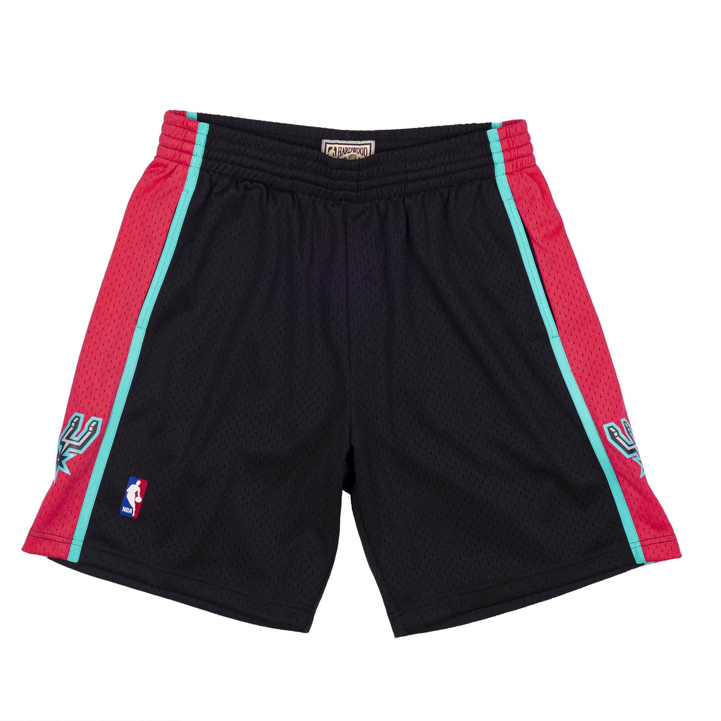 Black San Antonio Spurs Mitchell & Ness Hardwood Classic 1998 Men's Swingman Shorts