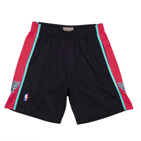 Black San Antonio Spurs Mitchell & Ness Hardwood Classic 1998 Men's Swingman Shorts