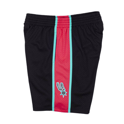 Black San Antonio Spurs Mitchell & Ness Hardwood Classic 1998 Men's Swingman Shorts