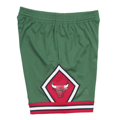 Chicago Bulls 2008 - 09 Mitchell & Ness Green Swingman Shorts
