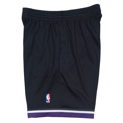 2000-01 Black Sacramento Kings Mitchell & Ness Hardwood Classics Swingman Shorts