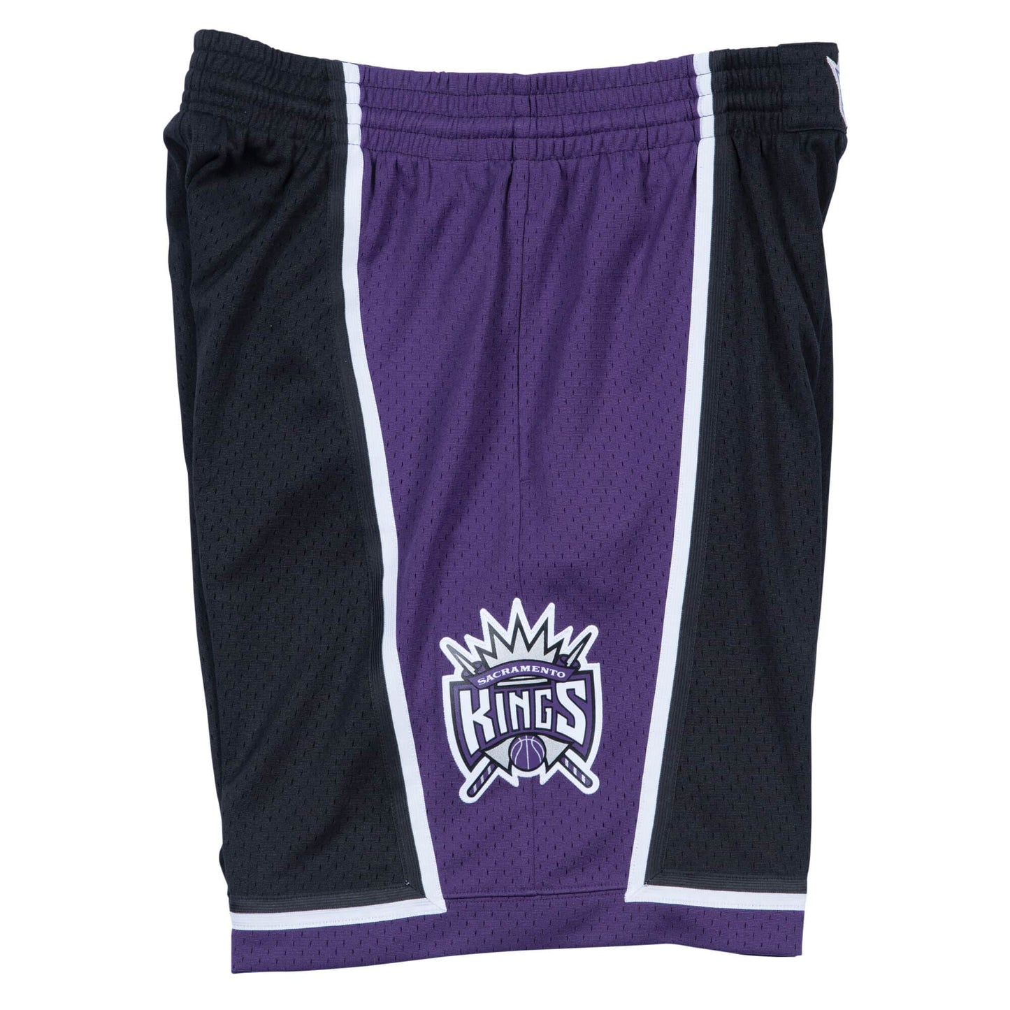 2000-01 Black Sacramento Kings Mitchell & Ness Hardwood Classics Swingman Shorts