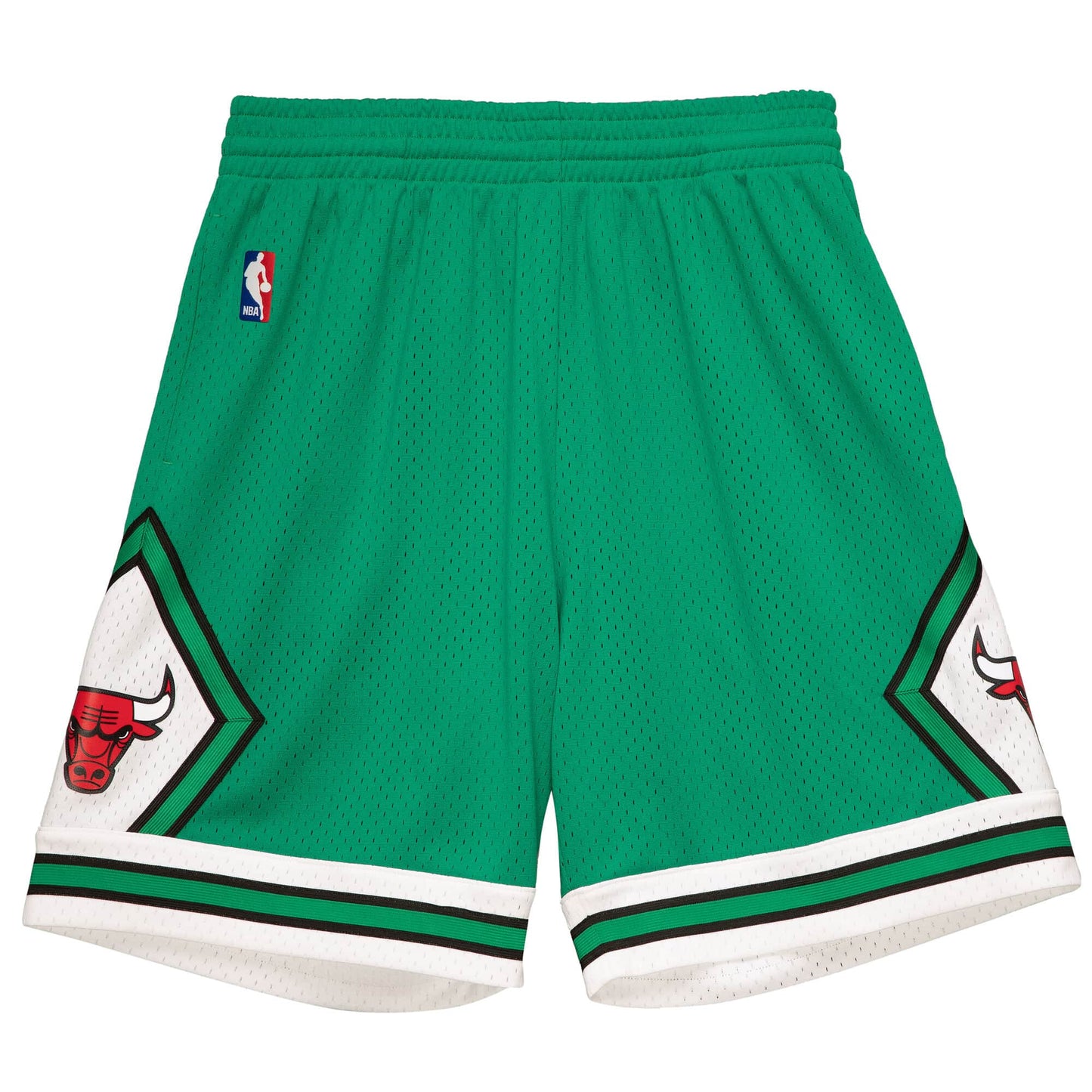 2008-09 Green Chicago Bulls Mitchell & Ness Hardwood Classics Swingman Shorts