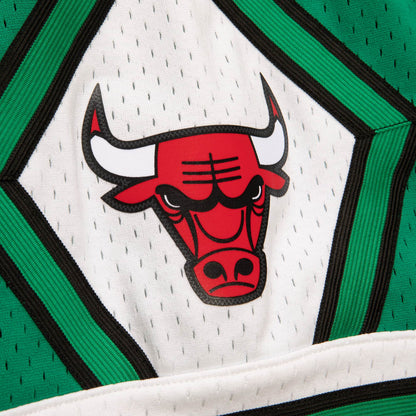 2008-09 Green Chicago Bulls Mitchell & Ness Hardwood Classics Swingman Shorts