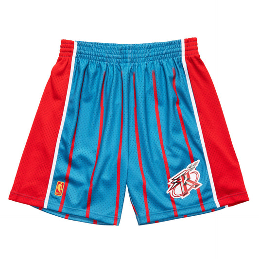 Houston Rockets 1996- 97 Mitchell & Ness Blue Swingman Shorts