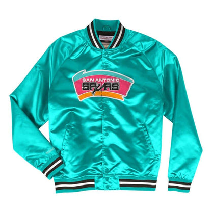 Mitchell & Ness San Antonio Spurs Satin Light Jacket