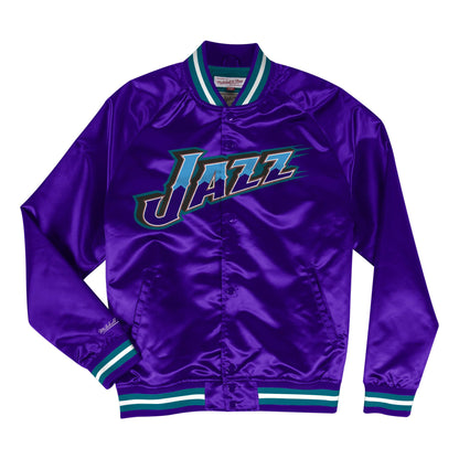 Mitchell & Ness Utah Jazz Purple Satin Light Jacket