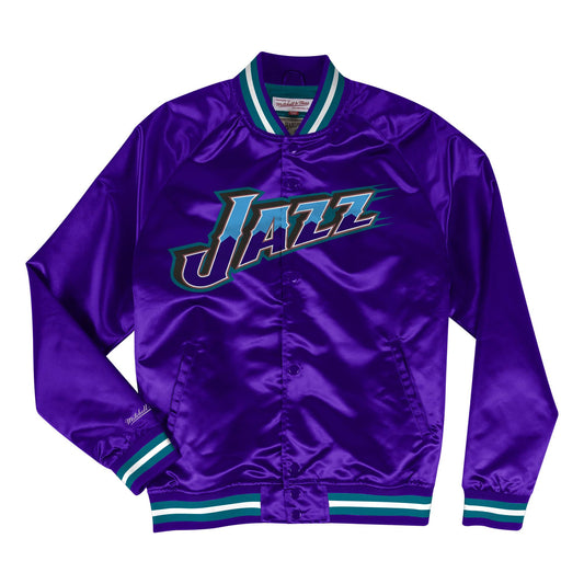 Mitchell & Ness Utah Jazz Purple Satin Light Jacket