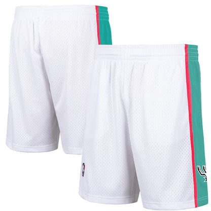 White San Antonio Spurs Mitchell & Ness Hardwood Classic 1998 Men's Swingman Shorts