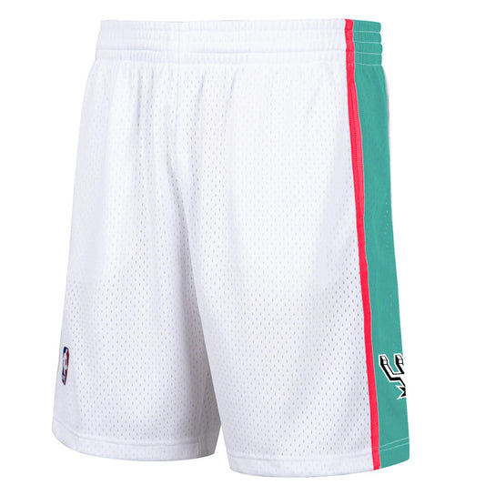 White San Antonio Spurs Mitchell & Ness Hardwood Classic 1998 Men's Swingman Shorts